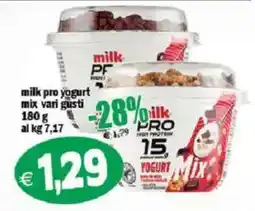 Il Castoro Supermercati milk pro yogurt mix vari gusti offerta