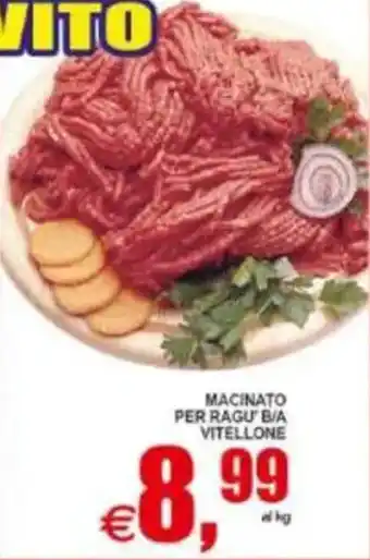 Pewex Macinato per ragù b/a vitellone offerta