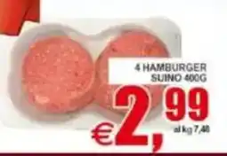 Pewex Hamburger suino offerta