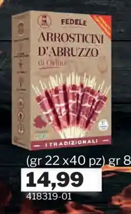 GrosMarket Arrostitini d'Abruzzo di Civitello offerta