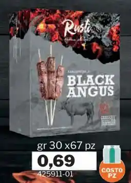 GrosMarket Rusti Black Angus offerta