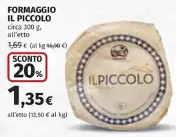 Ipercoop Formaggio il piccolo offerta