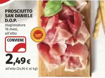 Ipercoop Prosciutto San Daniele D.O.P. offerta