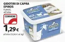 Ipercoop Gidotiri di capra Epiros offerta