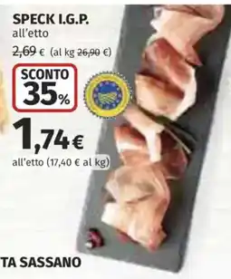 Ipercoop Speck I.G.P. offerta