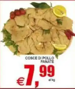 Pewex Cosce di pollo panate offerta