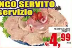 Pewex Fettine suino panate offerta
