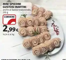 Ipercoop Mini spiedini gustosi martini offerta