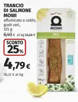 Ipercoop Trancio di salmone Mowi offerta