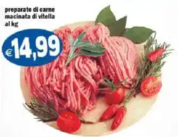 Il Castoro Supermercati preparato di carne macinata di vitella offerta