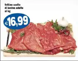 Il Castoro Supermercati Fettine scelte di bovino adulto offerta