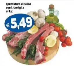 Il Castoro Supermercati spuntature di suino conf. famiglia offerta