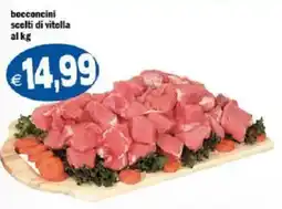 Il Castoro Supermercati bocconcini scelti di vitella offerta