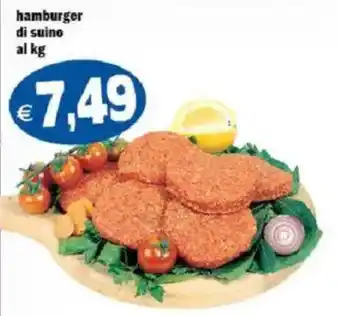 Il Castoro Supermercati hamburger di suino offerta