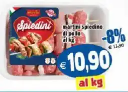 Il Castoro Supermercati martini spiedino di pollo offerta