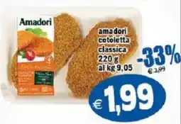Il Castoro Supermercati Amadori cotoletta classica offerta
