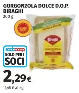 Ipercoop Gorgonzola dolce D.O.P. Biraghi offerta