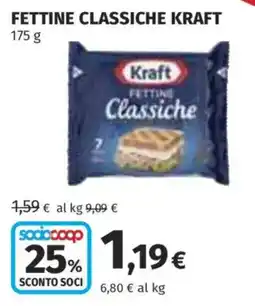Ipercoop Fettine classiche Kraft offerta