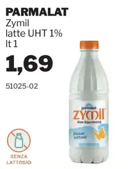 GrosMarket Parmalat Zymil latte UHT 1% offerta