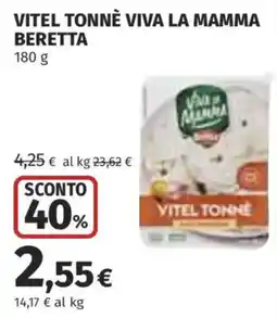 Ipercoop Vitel tonnè Viva la mamma Beretta offerta