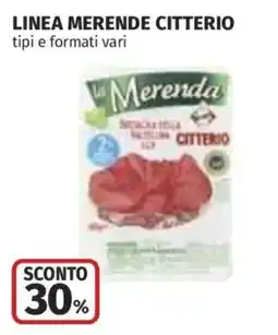 Ipercoop Merenda Salsiccia della Valtellina Citterio offerta