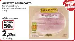 Ipercoop Parmacotto prosciutto cotto offerta