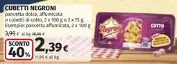 Ipercoop Cubetti Negroni offerta
