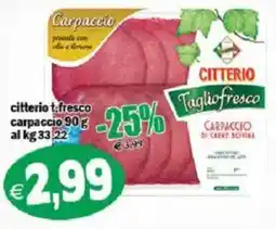 Il Castoro Supermercati Carpaccio Citterio offerta