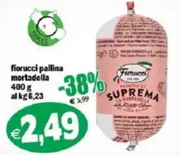 Il Castoro Supermercati Fiorucci pallina mortadella offerta
