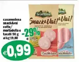 Il Castoro Supermercati Snack&Vai! GranTerre offerta
