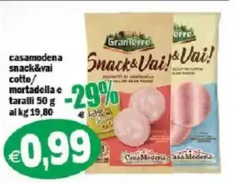 Il Castoro Supermercati Snack&Vai! GranTerre offerta