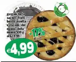 Il Castoro Supermercati Gargani torta offerta
