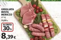 Ipercoop Grigliata mista mericco offerta