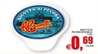 Pewex Ricotta di pecora Brunelli offerta