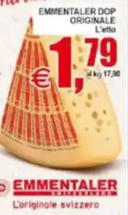 Pewex Emmentaler DOP Originale L'etto offerta