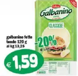 Il Castoro Supermercati Galbanino fette classiche offerta