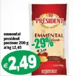Il Castoro Supermercati Emmental president offerta