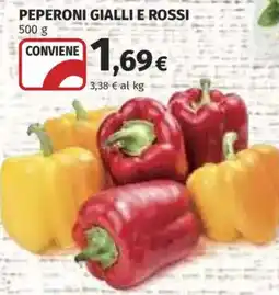 Ipercoop Peperoni gialli e rossi offerta