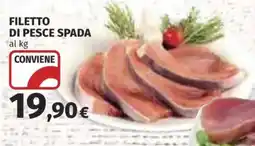 Ipercoop Filetto di pesce spada offerta