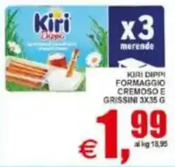 Pewex Kiri Dippi formaggio cremoso e grissini offerta
