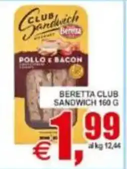 Pewex Beretta club sandwich pollo e bacon offerta