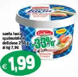 Il Castoro Supermercati Santa lucia spalmabile offerta