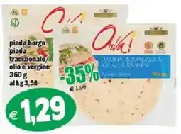 Il Castoro Supermercati Piadina Romagnola IGP alla Riminese offerta