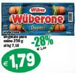 Il Castoro Supermercati Wüber Wüberone l'Originale offerta