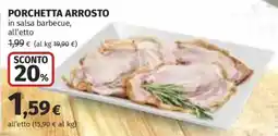 Ipercoop Porchetta arrosto offerta