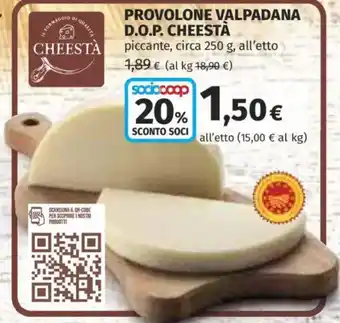 Ipercoop Provolone Valpadana D.O.P. Cheestà offerta