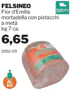 GrosMarket Felsineo mortadella con pistacchi offerta