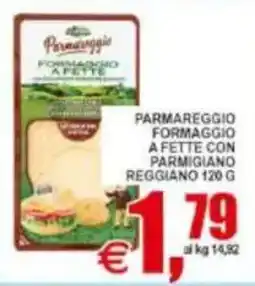 Pewex Parmareggio formaggio a fette con parmigiano reggiano offerta