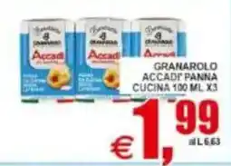 Pewex Granarolo Accadì Panna Cucina offerta
