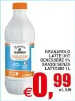 Pewex Granarolo latte UHT benessere 1% grassi senza lattosio offerta